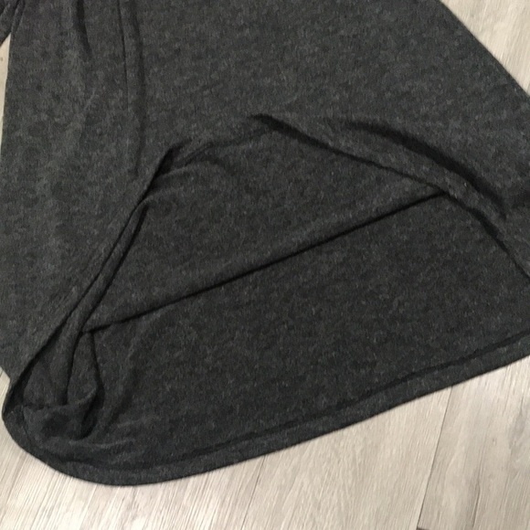 Cocktail Gray Cowl Neck Sweater Dress - Picture 6 of 8